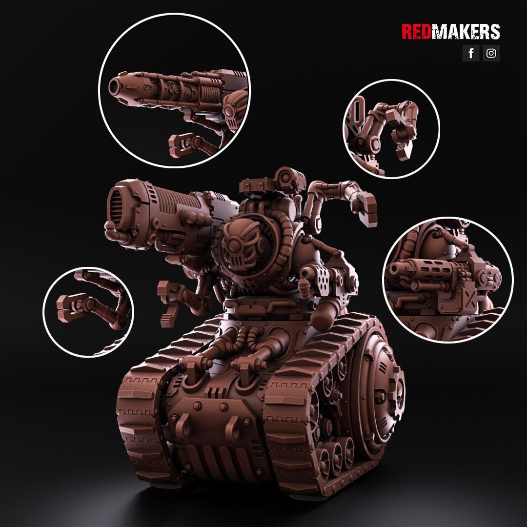 Red Makers Mech-Destroyer – Omniforge (Custom Order) - product image 3 of 6