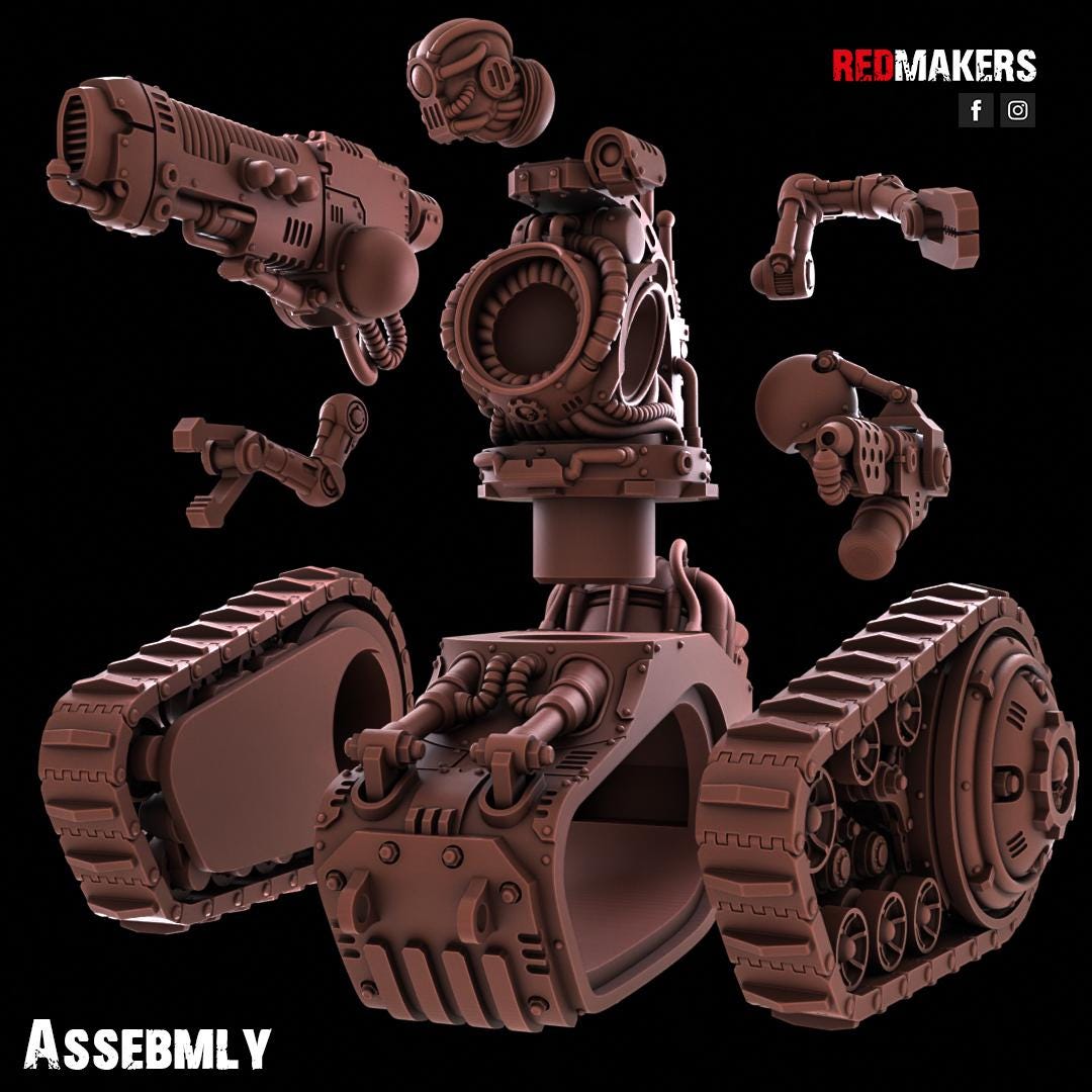 Red Makers Mech-Destroyer – Omniforge (Custom Order) - product image 2 of 6