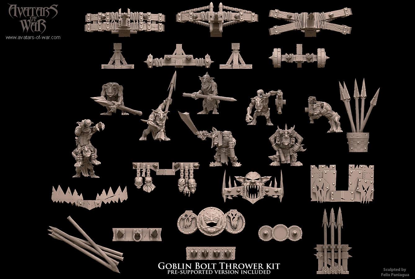 Avatars of War Goblin Bolt Thrower - Fantasy / D&D (Custom Order) - product image 1 of 10