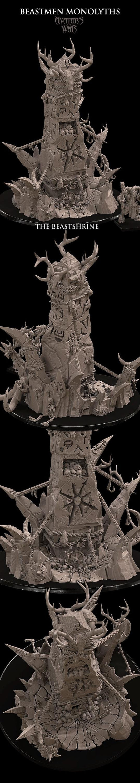 Avatars of War Beastmen Herdstone - Fantasy / D&D (Custom Order) - product image 1 of 2