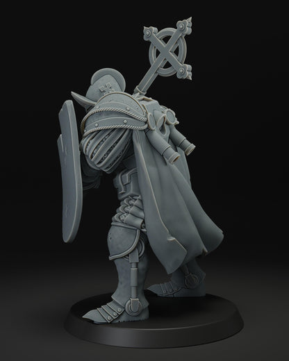 JK Remo Papal Heavy Melee Infantry with Mace and Shield - Trench  Compatible (Custom Order) - product image 2 of 4