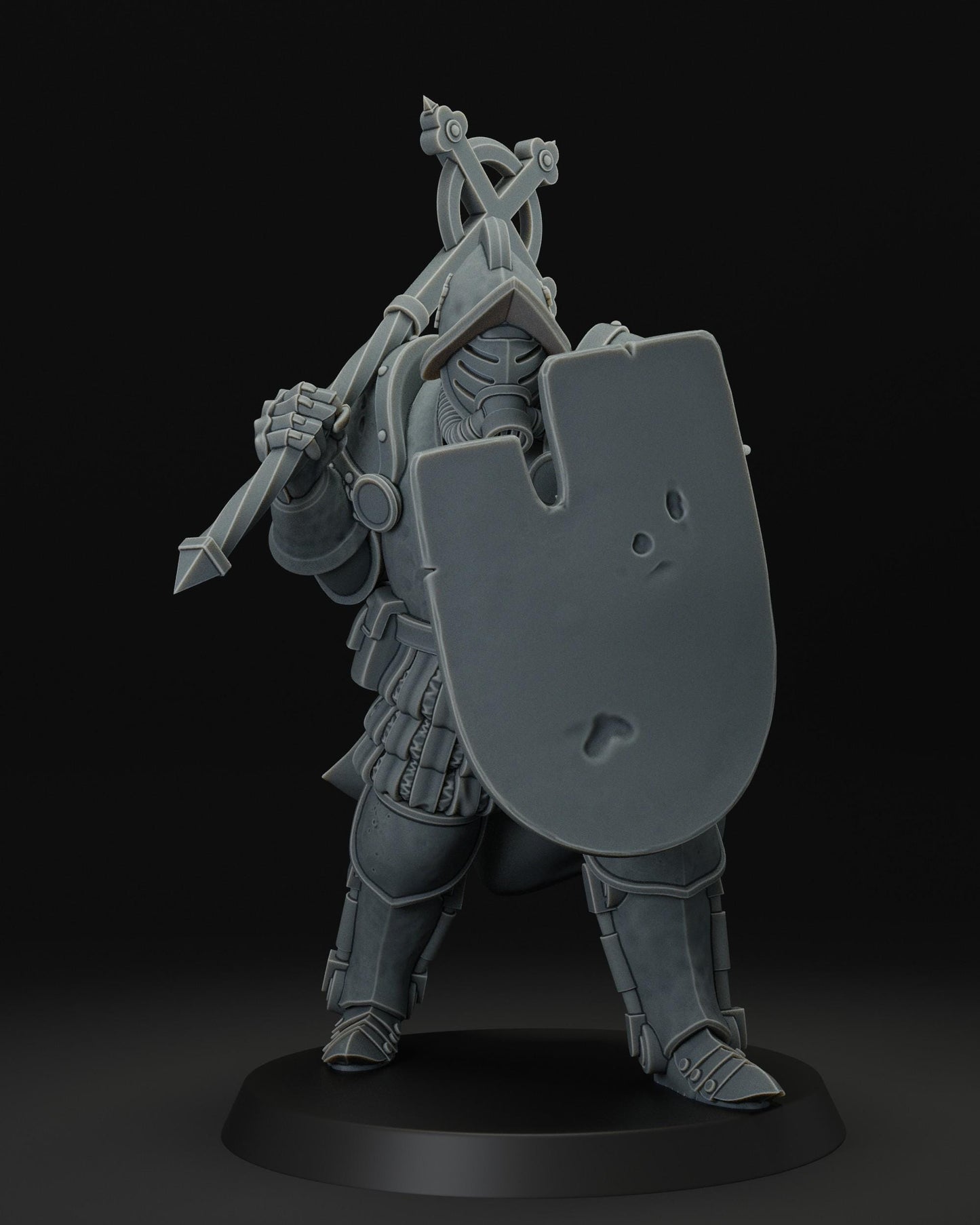JK Remo Papal Heavy Melee Infantry with Mace and Shield - Trench  Compatible (Custom Order) - product image 1 of 4