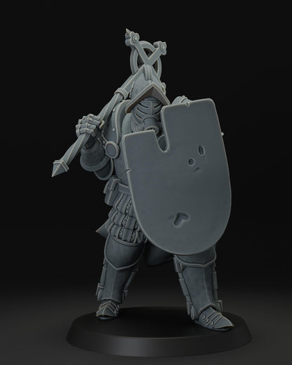 JK Remo Papal Heavy Melee Infantry with Mace and Shield - Trench  Compatible (Custom Order) - product image 1 of 4