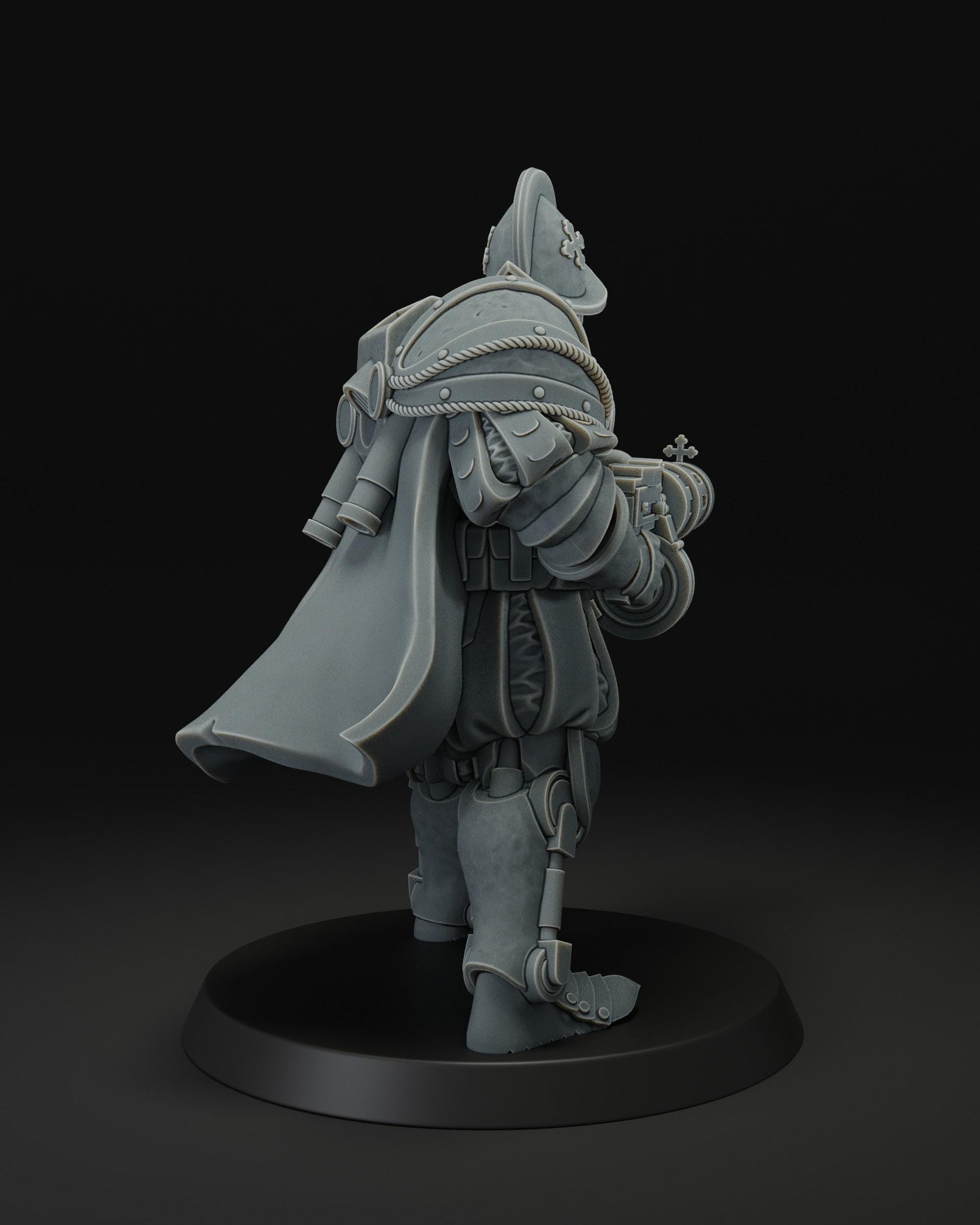 JK Remo Papal Heavy Infantry with Machine Gun - Trench  Compatible (Custom Order) - product image 4 of 4