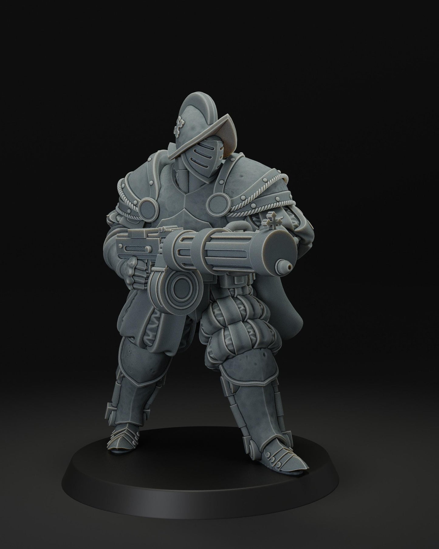 JK Remo Papal Heavy Infantry with Machine Gun - Trench  Compatible (Custom Order) - product image 1 of 4