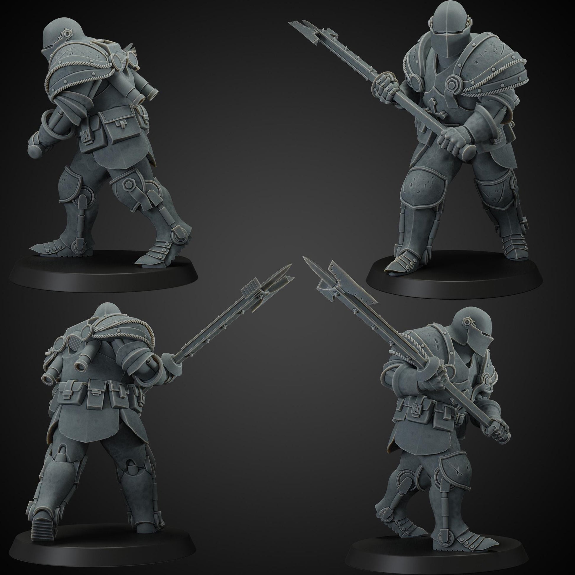 JK Remo Papal Heavy Melee Infantry - Trench  Compatible (Custom Order) - product image 3 of 6