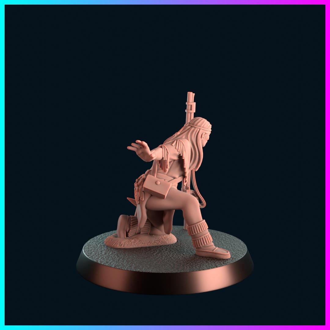 Kool Kiwi Napoleonic Dread - French Native Scout (Custom Order) - product image 3 of 4