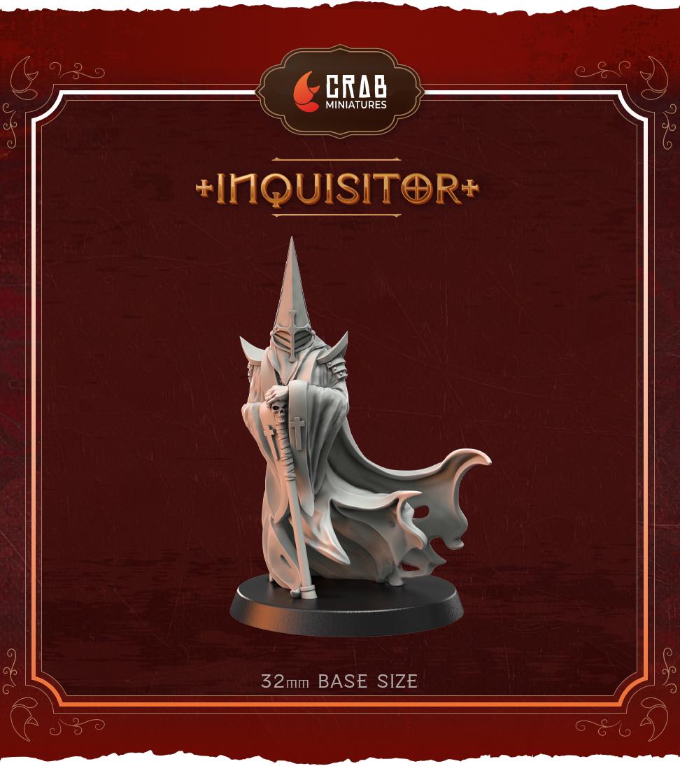 Crab Miniatures Wraith Pilgrims Inquisitor - Trench  Compatible (Custom Order) - product image 1 of 2