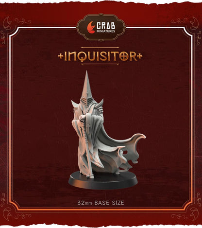 Crab Miniatures Wraith Pilgrims Inquisitor - Trench  Compatible (Custom Order) - product image 1 of 2