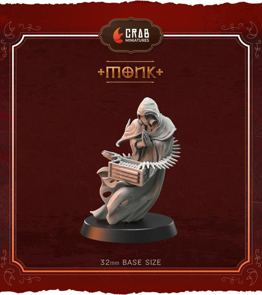 Crab Miniatures Wraith Pilgrims Monk - Trench  Compatible (Custom Order) - product image 1 of 2