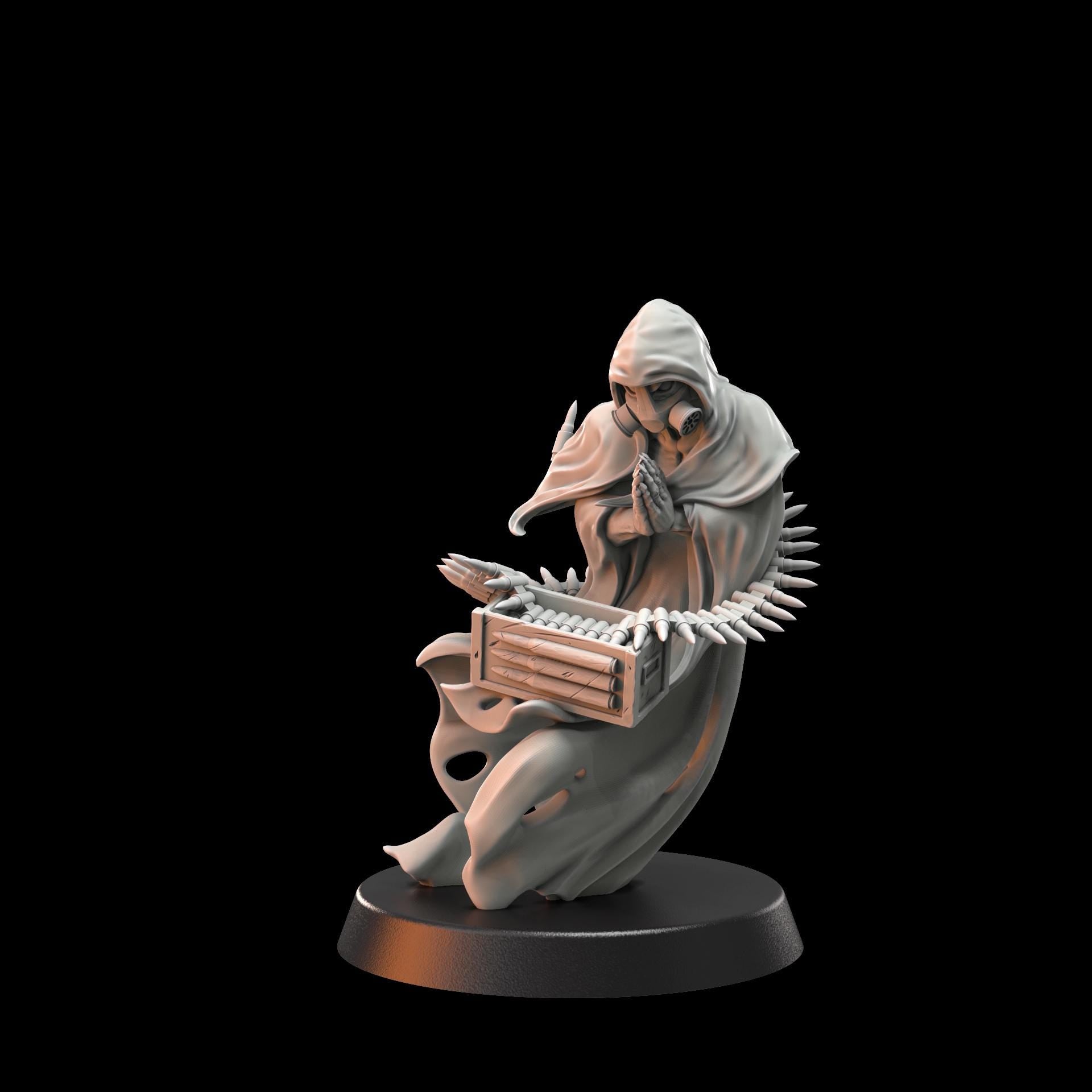 Crab Miniatures Wraith Pilgrims Monk - Trench  Compatible (Custom Order) - product image 2 of 2