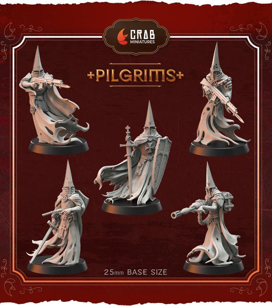 Crab Miniatures Wraith Pilgrims - Trench  Compatible (Custom Order) - product image 1 of 6