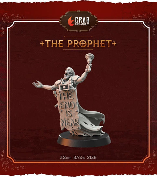 Crab Miniatures Wraith Pilgrims The Prophet - Trench  Compatible (Custom Order) - product image 1 of 2