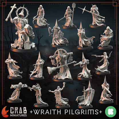 Crab Miniatures Wraith Pilgrims Warband - Trench  Compatible (Custom Order) - product image 1 of 9