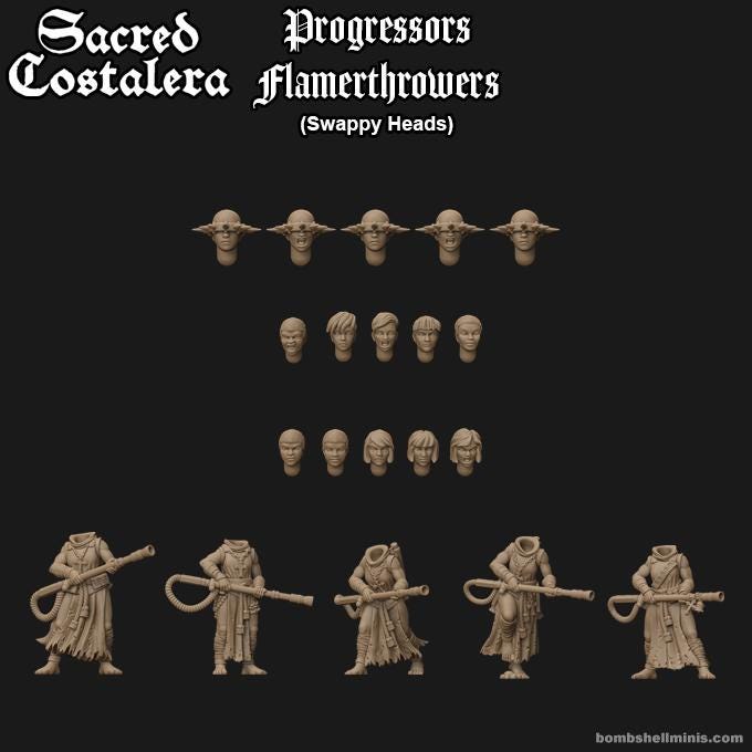 Progressors with Flamethrowers Trench  Compatible (Custom Order) - product image 2 of 2