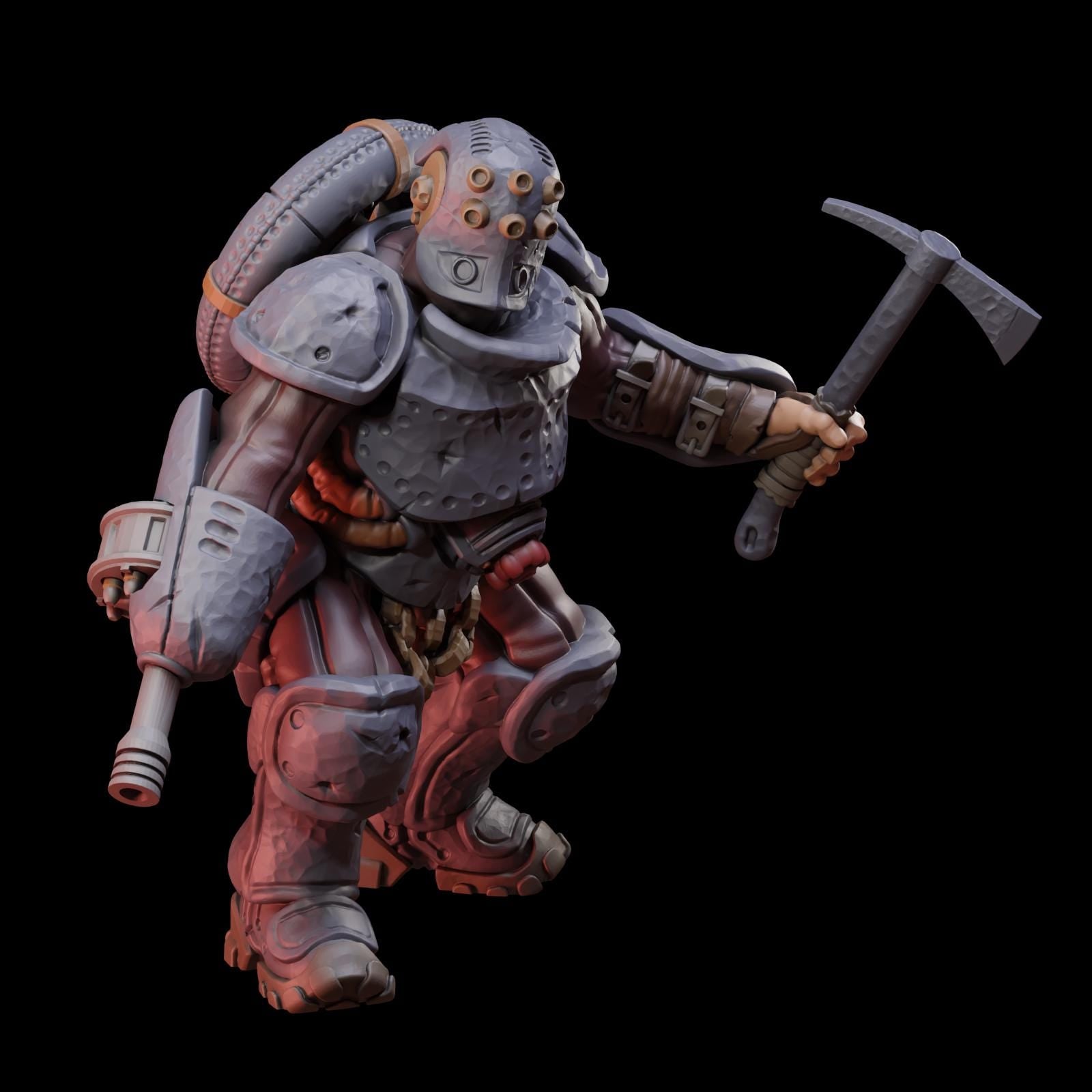 Stormforge Miniatures Heretic Cultist Raider 02 - Trench  Compatible (Custom Order) - product image 1 of 4