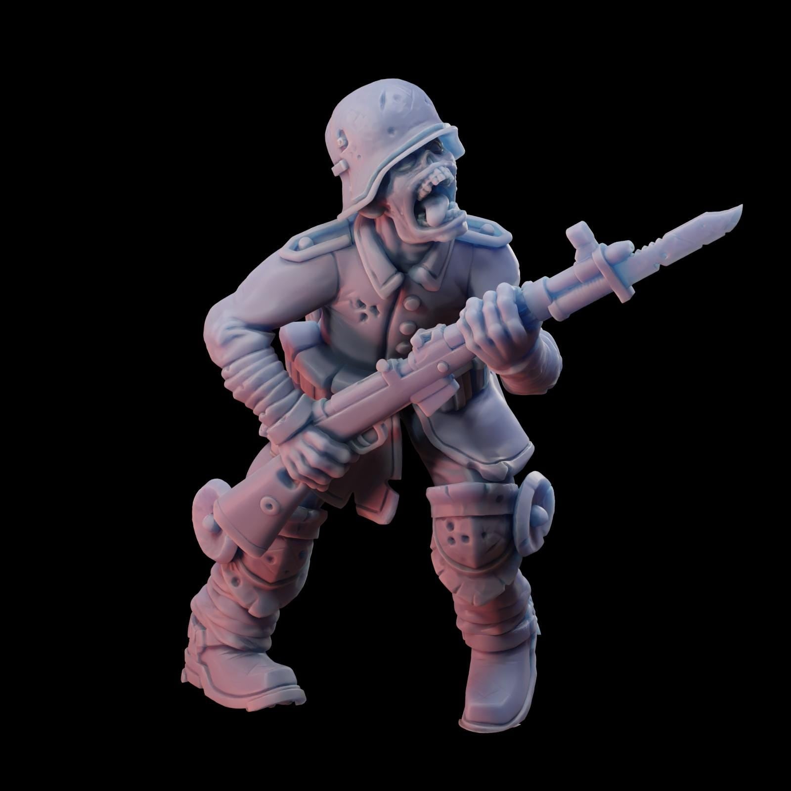 Stormforge Miniatures Heretic Ghoul 03 - Trench  Compatible (Custom Order) - product image 3 of 4