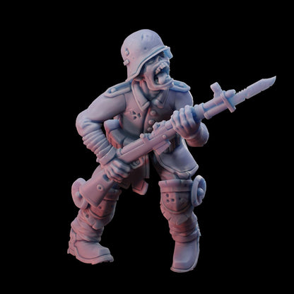 Stormforge Miniatures Heretic Ghoul 03 - Trench  Compatible (Custom Order) - product image 3 of 4