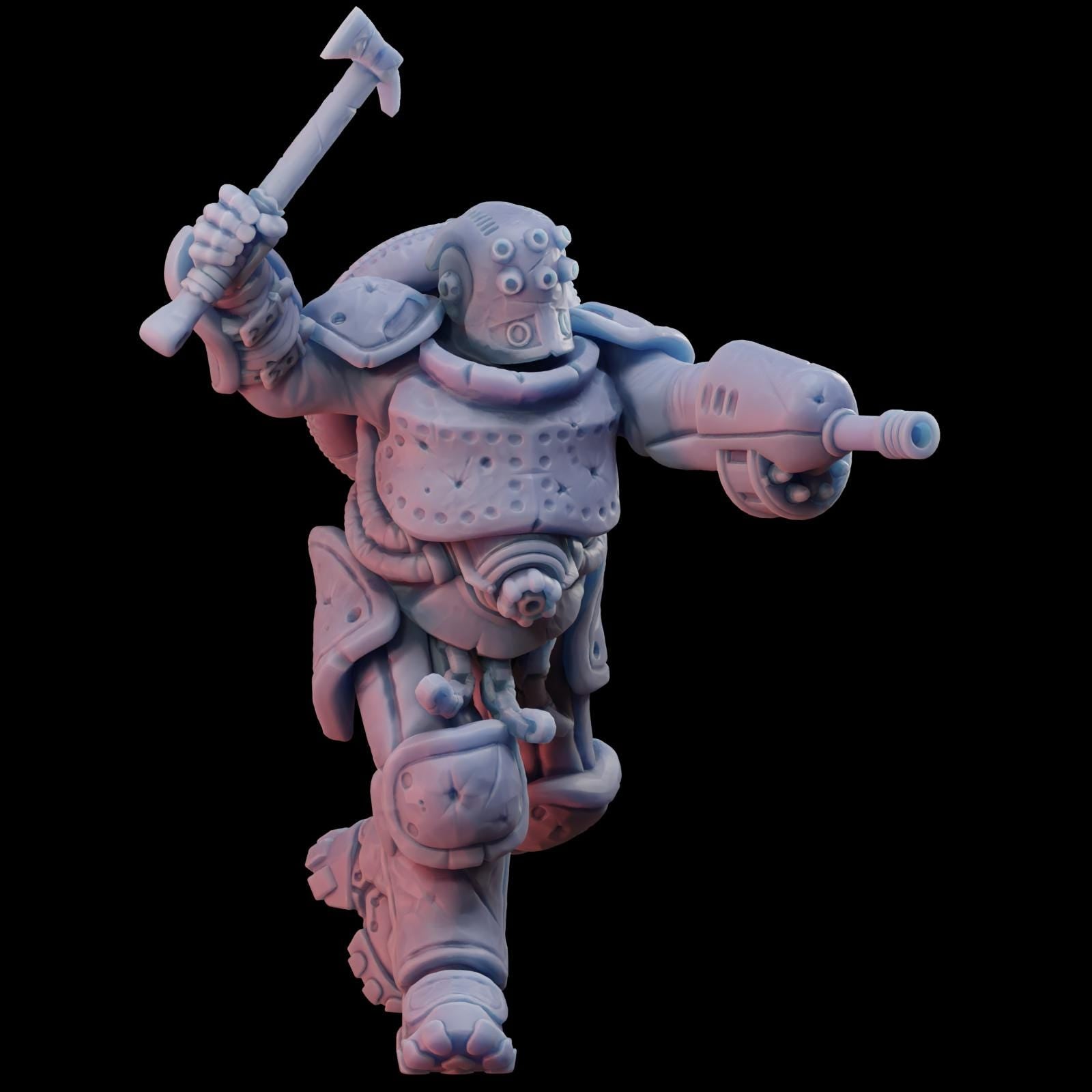 Stormforge Miniatures Heretic Cultist Raider 03 - Trench  Compatible (Custom Order) - product image 3 of 4