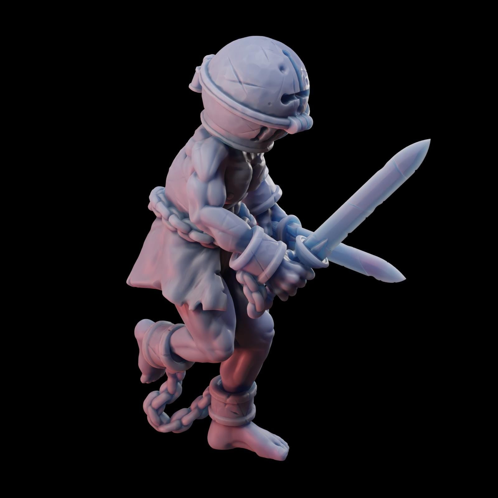 Stormforge Miniatures Heretic Slave 02 - Trench  Compatible (Custom Order) - product image 4 of 4