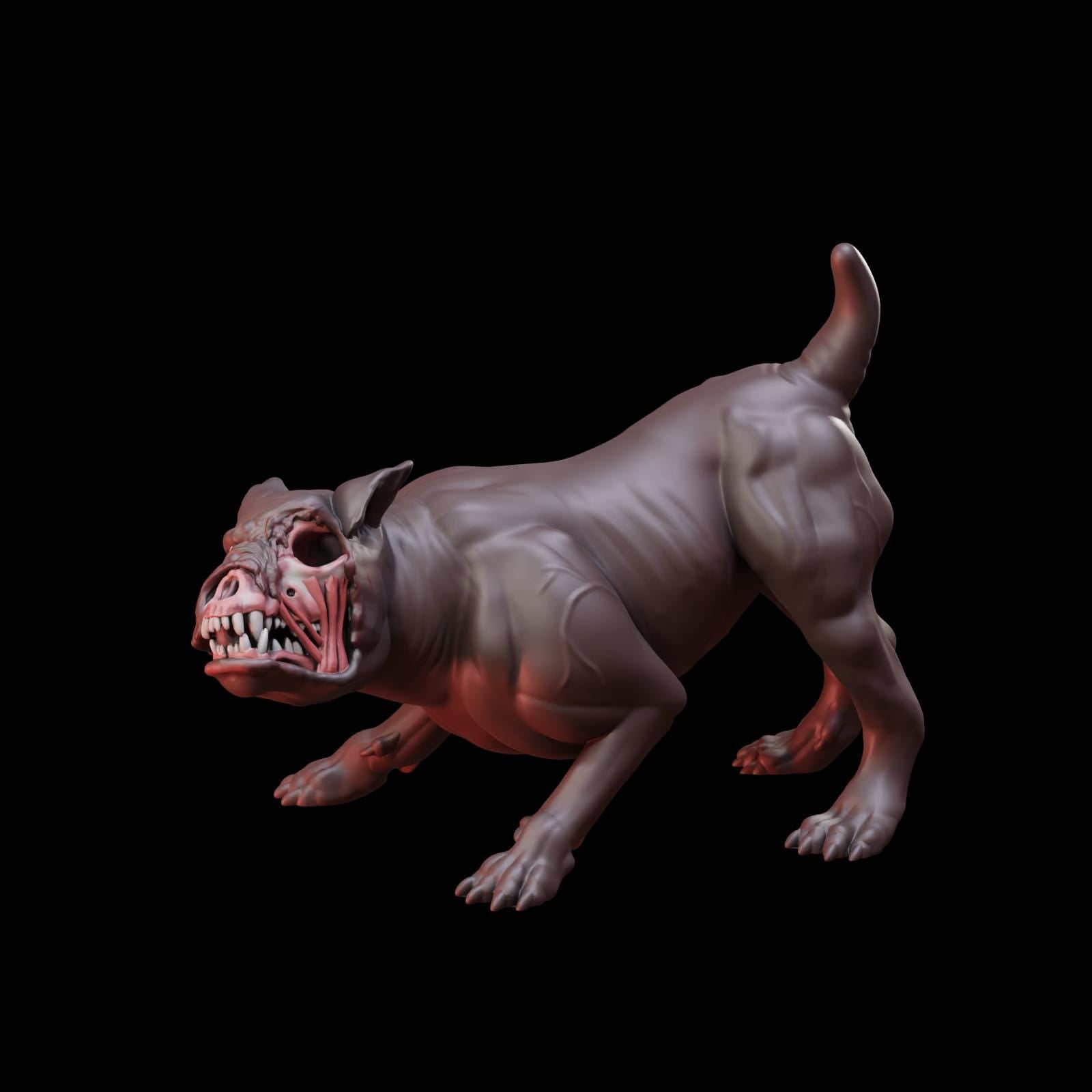 Stormforge Miniatures Heretic Hell Hounds - Trench  Compatible (Custom Order) - product image 4 of 7