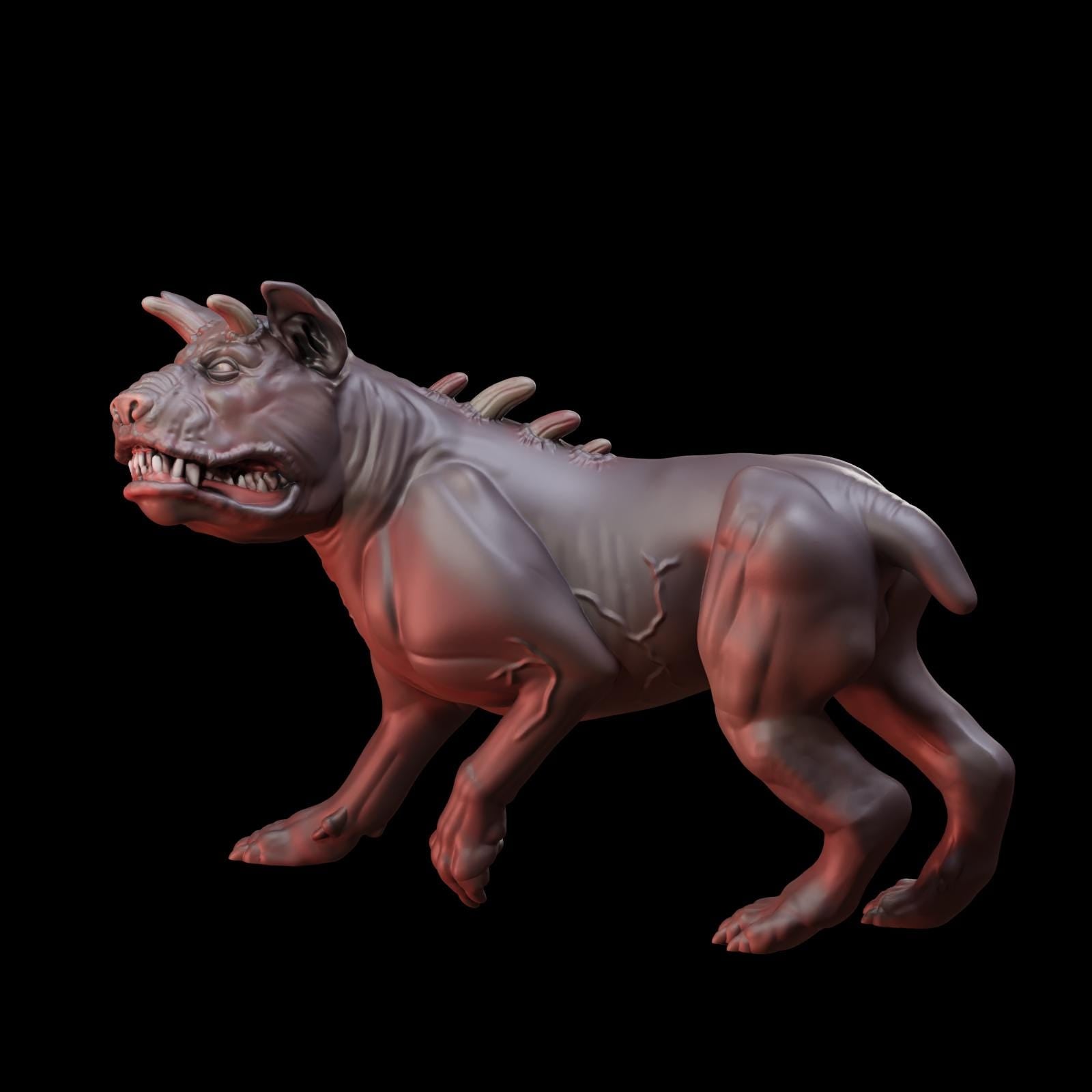Stormforge Miniatures Heretic Hell Hounds - Trench  Compatible (Custom Order) - product image 7 of 7