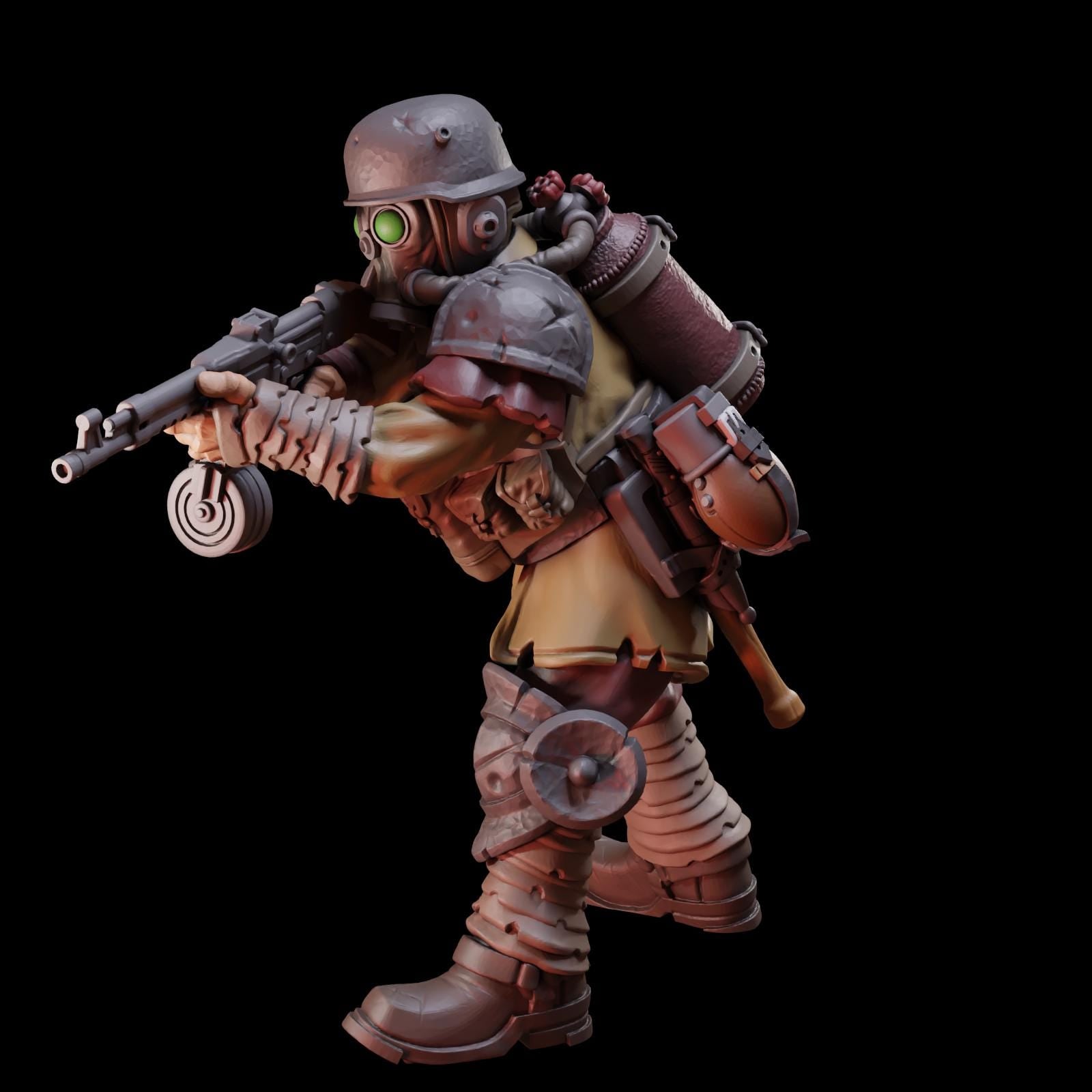Stormforge Miniatures Heretic Marine 02 - Trench  Compatible (Custom Order) - product image 1 of 4