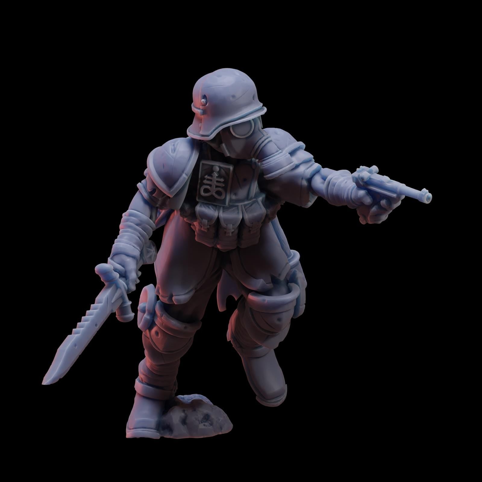 Stormforge Miniatures Heretic Pistoleer 02 - Trench  Compatible (Custom Order) - product image 3 of 3