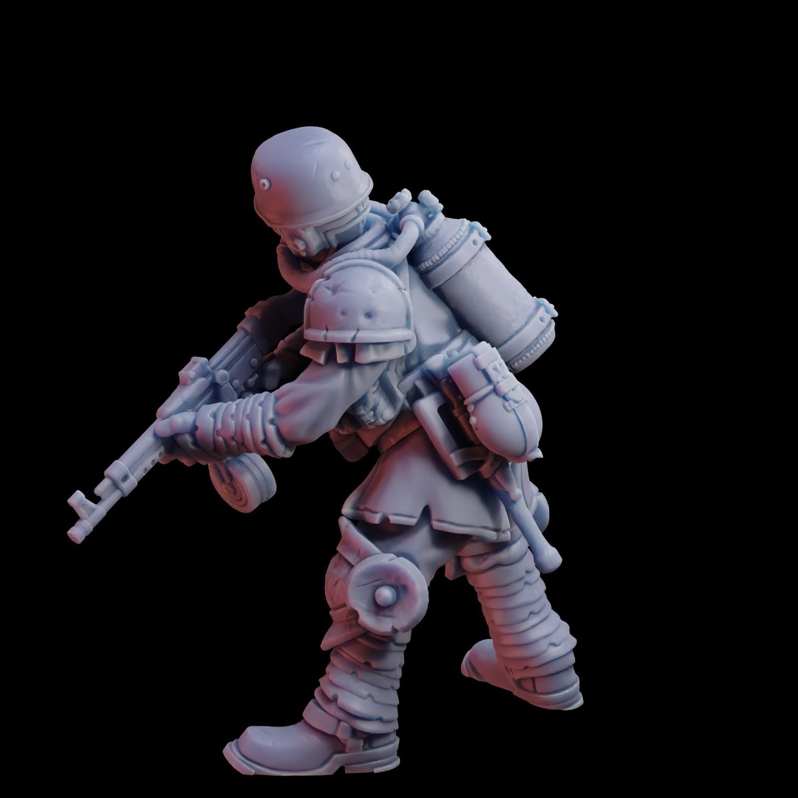 Stormforge Miniatures Heretic Marine 03 - Trench  Compatible (Custom Order) - product image 5 of 6