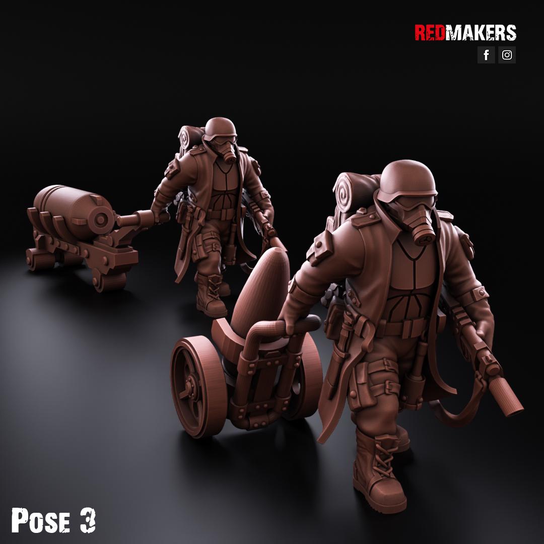 Red Makers Steel Guard Artillery Crew x10 (Custom Order) - product image 10 of 10