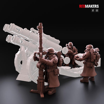 Red Makers Steel Guard Artillery Crew x10 (Custom Order) - product image 6 of 10