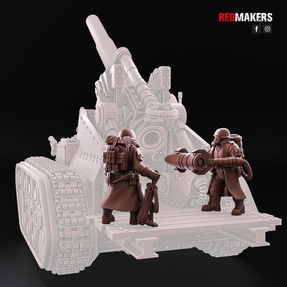 Red Makers Steel Guard Artillery Crew x10 (Custom Order) - product image 4 of 10