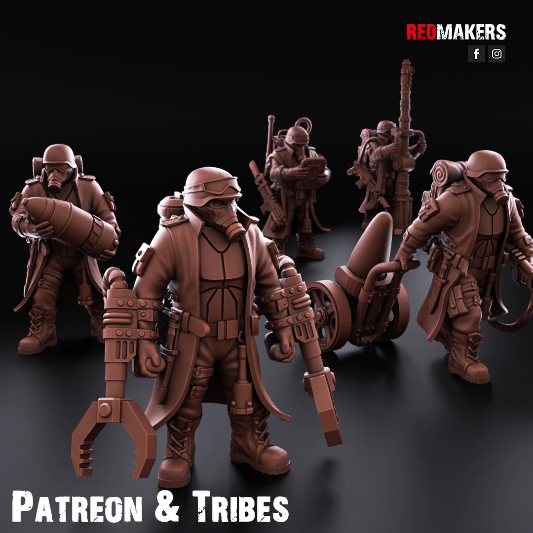 Red Makers Steel Guard Artillery Crew x10 (Custom Order) - product image 1 of 10