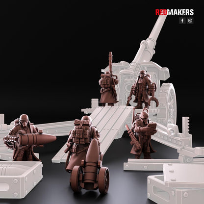Red Makers Steel Guard Artillery Crew x10 (Custom Order) - product image 2 of 10