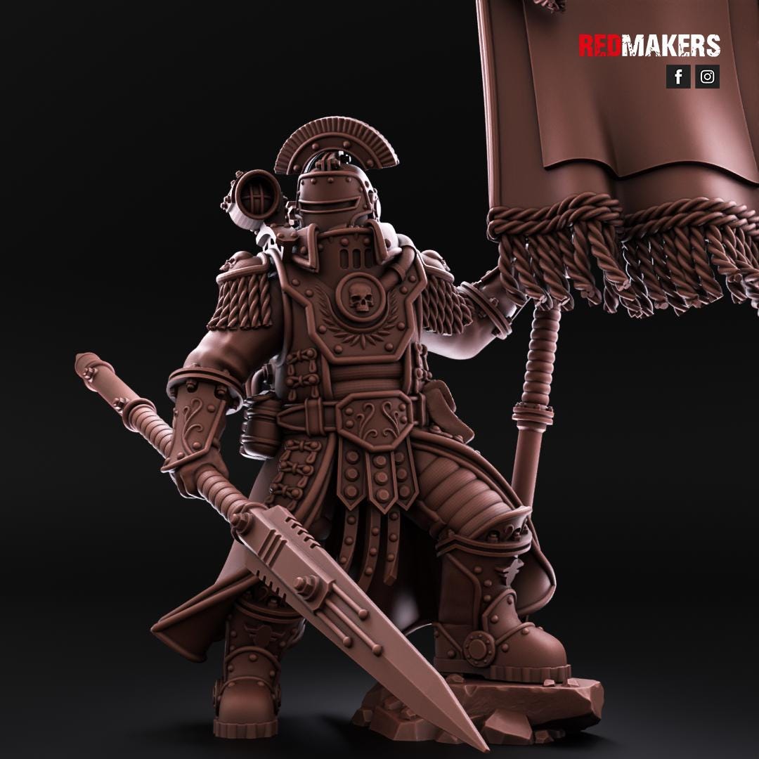 Red Makers Solar Guard Tactical Command Squad x5 (Custom Order) - product image 4 of 5