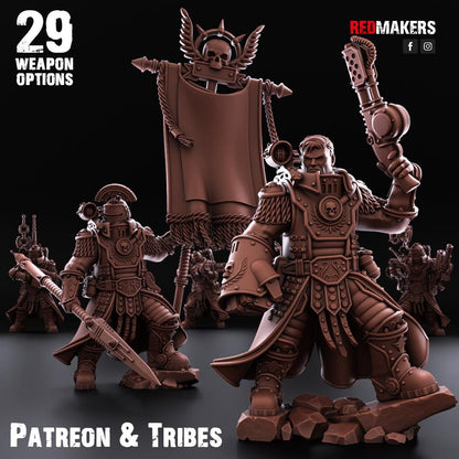 Red Makers Solar Guard Tactical Command Squad x5 (Custom Order) - product image 1 of 5