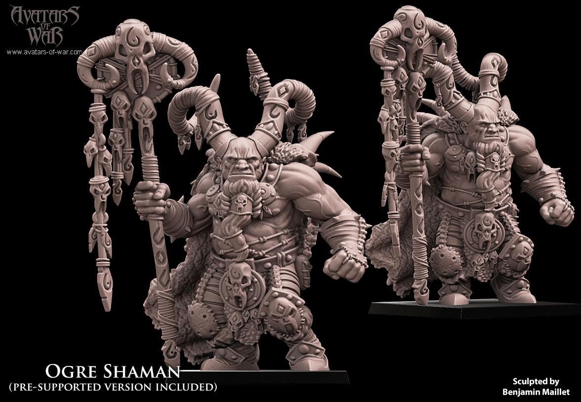 Avatars of War Ogre Shaman - Fantasy / D&D (Custom Order) - product image