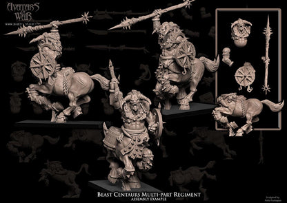 Avatars of War Beast Centaurs - Multipart Regiment - Fantasy / D&D (Custom Order) - product image 3 of 4