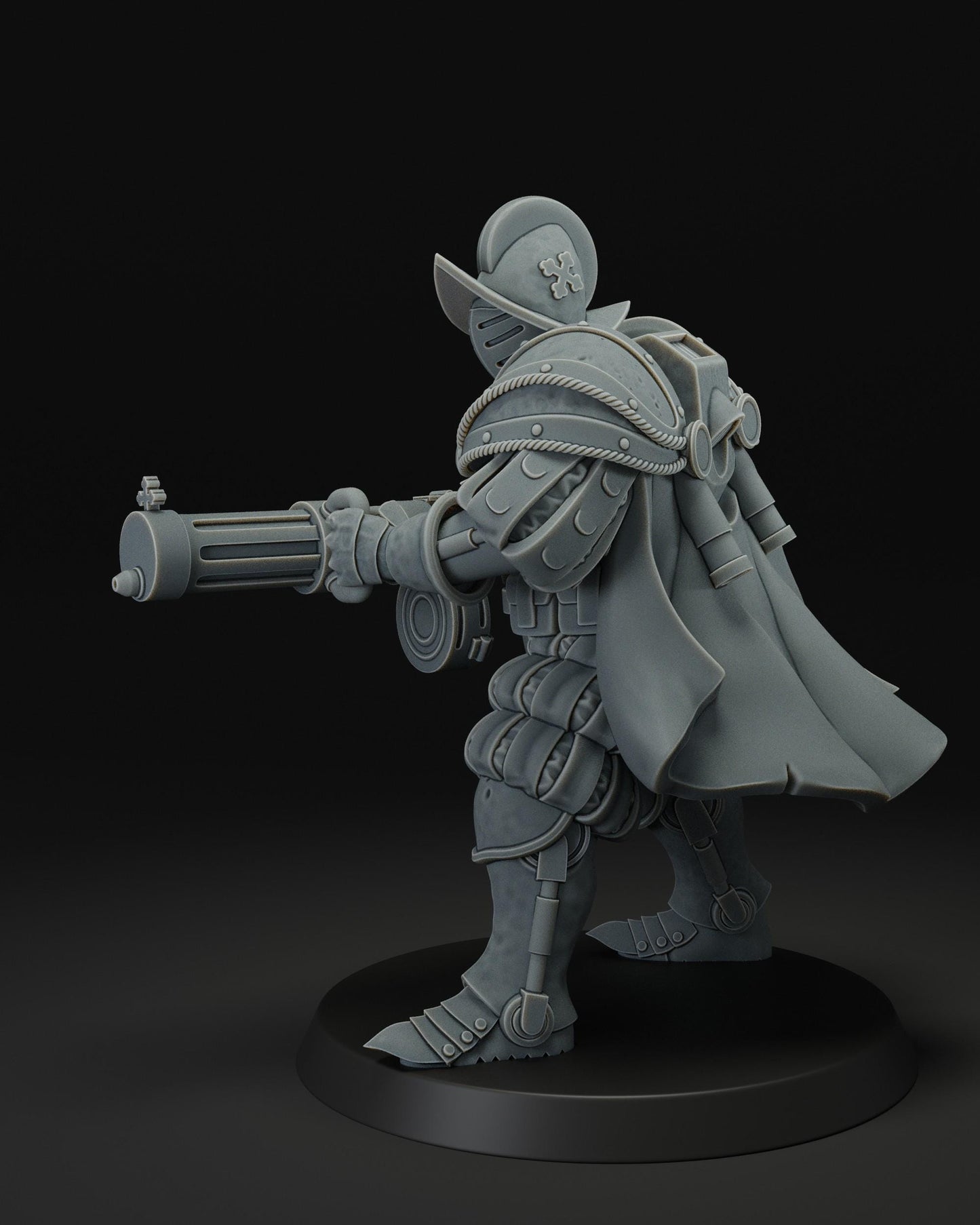JK Remo Papal Heavy Infantry with Machine Gun - Trench  Compatible (Custom Order) - product image 3 of 4