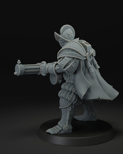 JK Remo Papal Heavy Infantry with Machine Gun - Trench  Compatible (Custom Order) - product image 3 of 4
