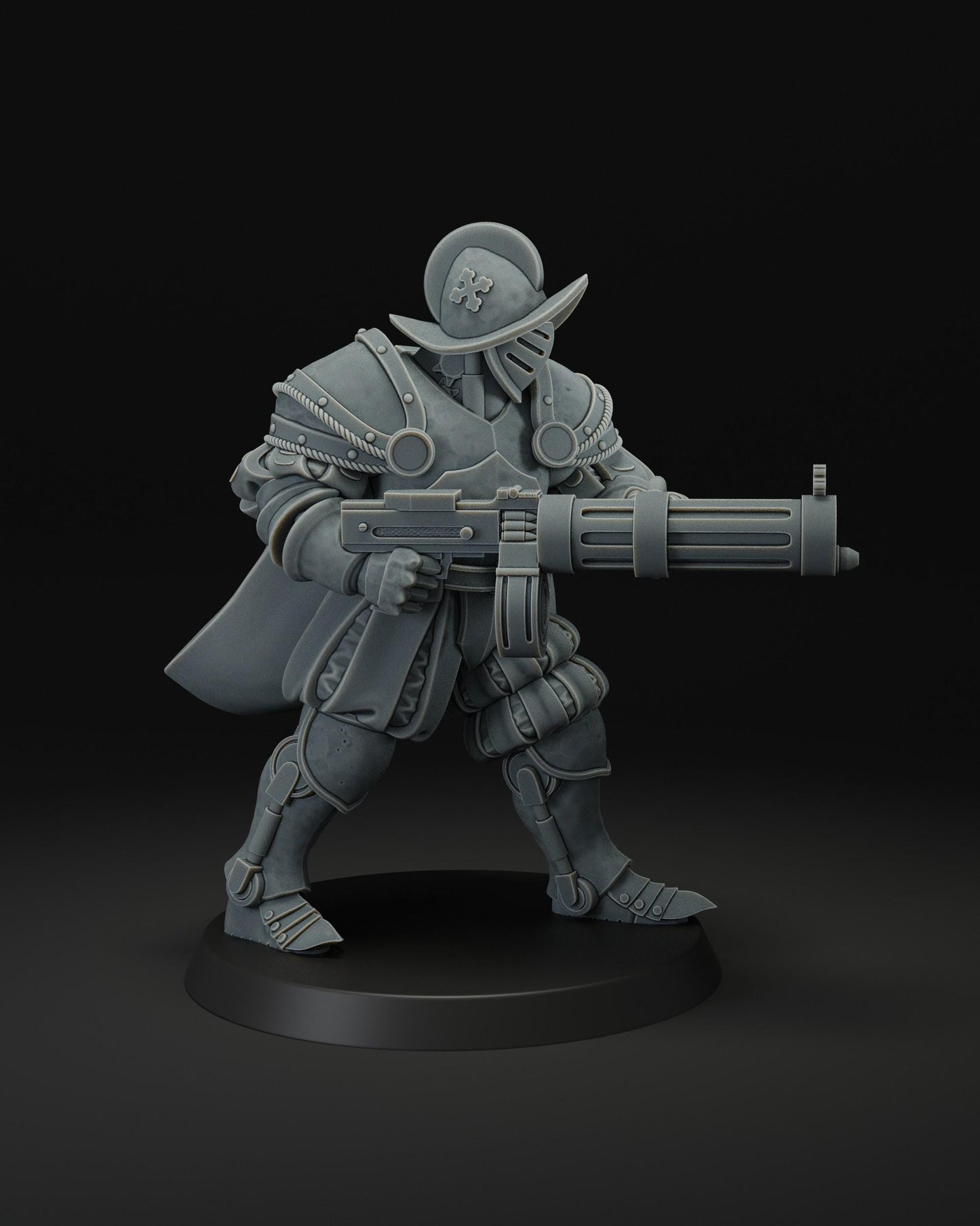 JK Remo Papal Heavy Infantry with Machine Gun - Trench  Compatible (Custom Order) - product image 2 of 4