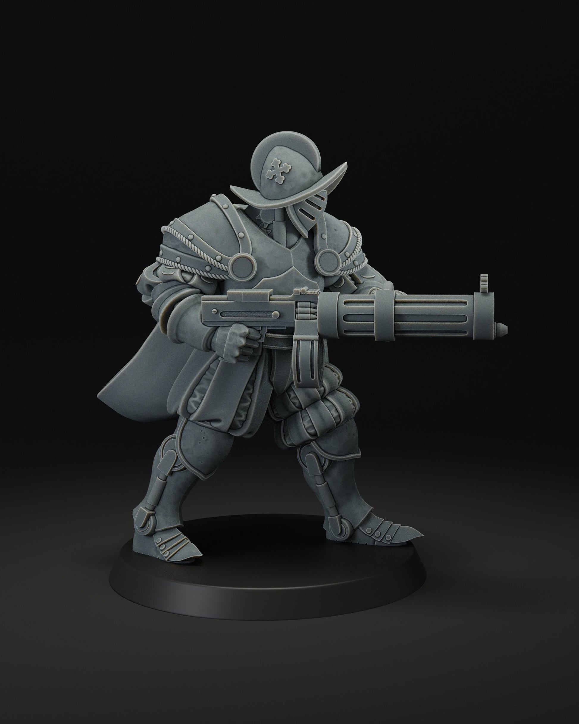 JK Remo Papal Heavy Infantry with Machine Gun - Trench  Compatible (Custom Order) - product image 2 of 4