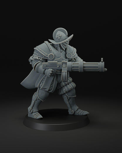 JK Remo Papal Heavy Infantry with Machine Gun - Trench  Compatible (Custom Order) - product image 2 of 4