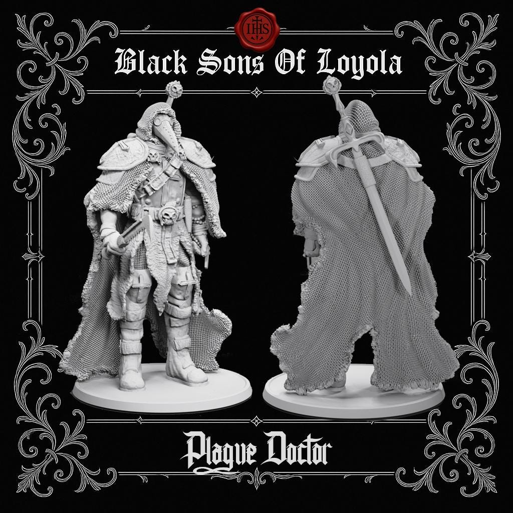 Proxy Realms Sons of Loyola - Plague Doctor - Trench  Compatible (Custom Order) - product image 2 of 2