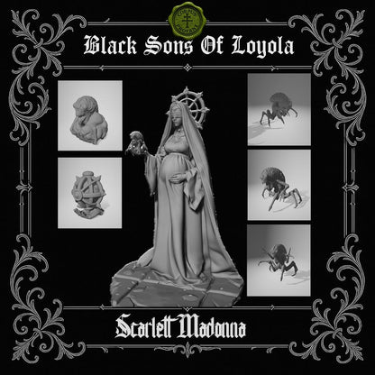 Proxy Realms Sons of Loyola - Scarlett Madonna Miniature - Trench  Compatible (Custom Order) - product image 2 of 2