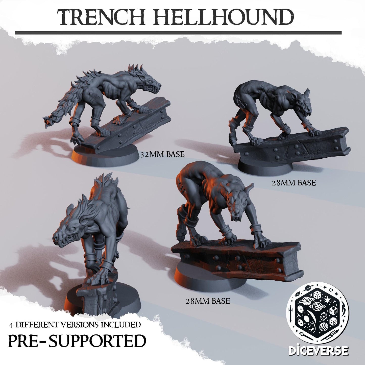 Diceverse Trench Hellhound - Trench  Compatible (Custom Order) - product image 1 of 3