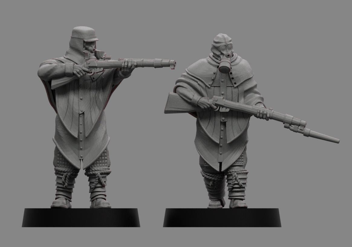 Sedivalle Koszaryn Conscripts x5 - Trench  Compatible (Custom Order) - product image 2 of 2