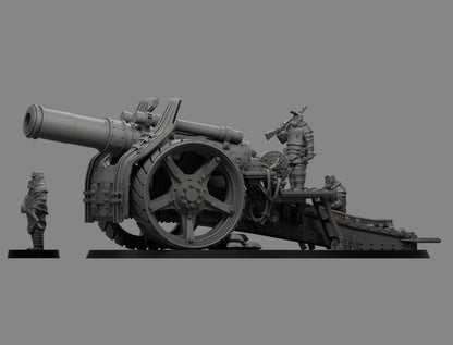 Sedivalle Minoris Siege Canon with Crew - Trench  Compatible (Custom Order) - product image 1 of 5