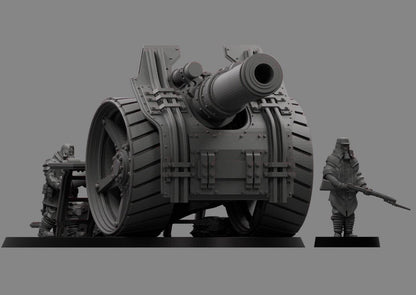 Sedivalle Minoris Siege Canon with Crew - Trench  Compatible (Custom Order) - product image 2 of 5