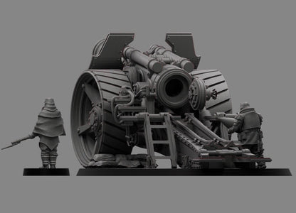 Sedivalle Minoris Siege Canon with Crew - Trench  Compatible (Custom Order) - product image 4 of 5